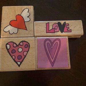 G Studio Love Heart Stamp Set